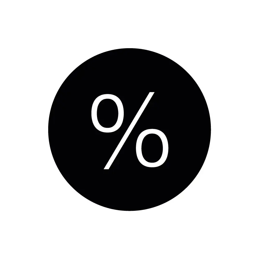 Gilde Piktogramm Prozent